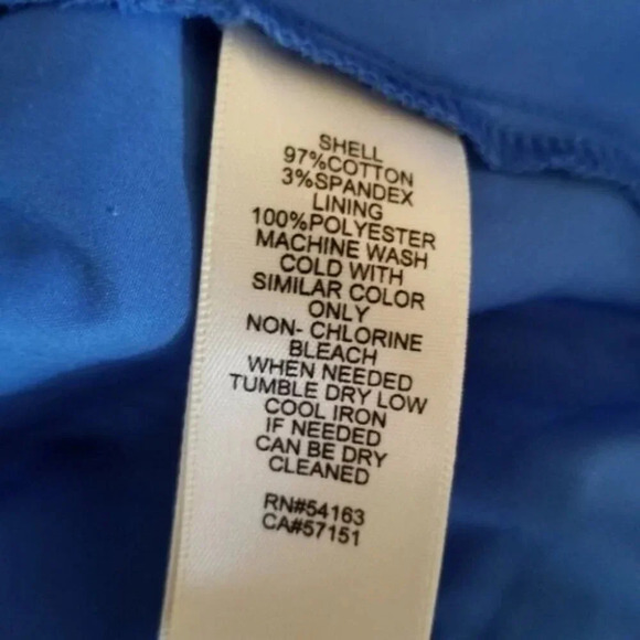 Eliza J Blue  White Leaf Botanical Fit and Flare Dress 10 - Picture 10 of 14